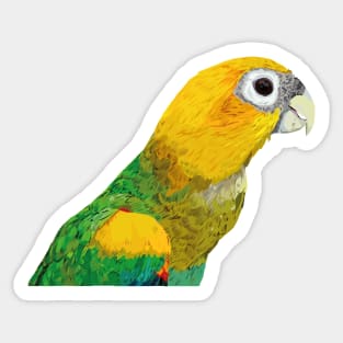 Yellow-headed Parrot Sticker